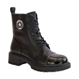 Botas de Trabajo para Mujer Negras negro