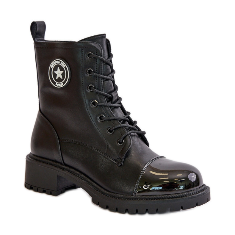 Botas de Trabajo para Mujer Negras negro