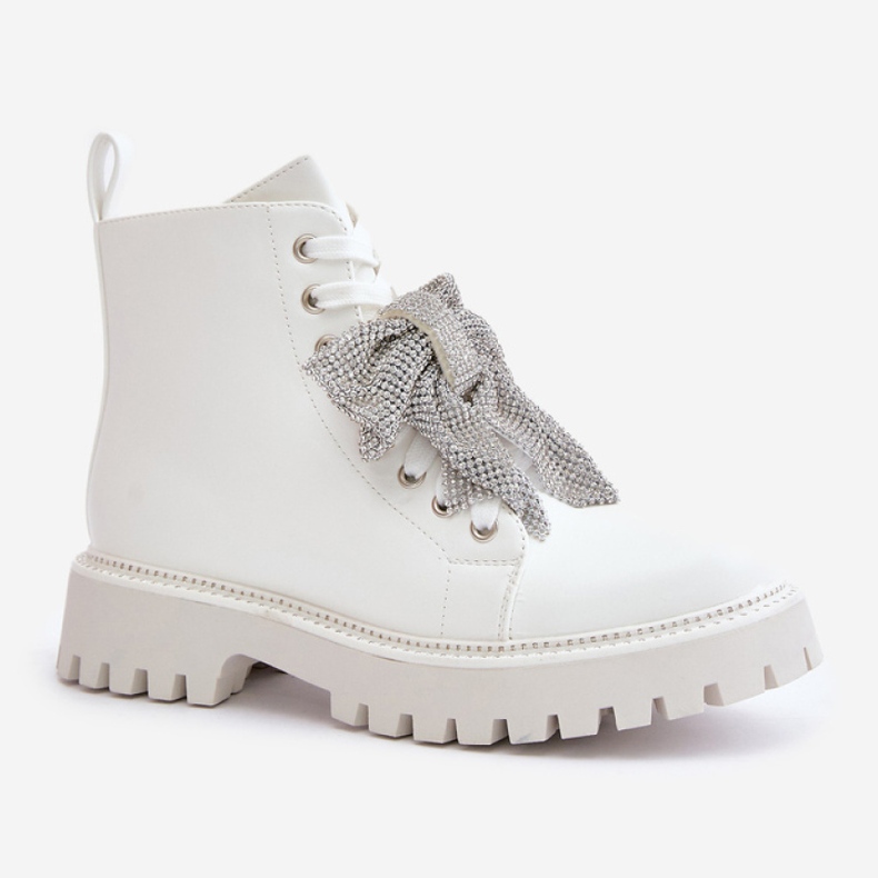 7603A Botines blancos