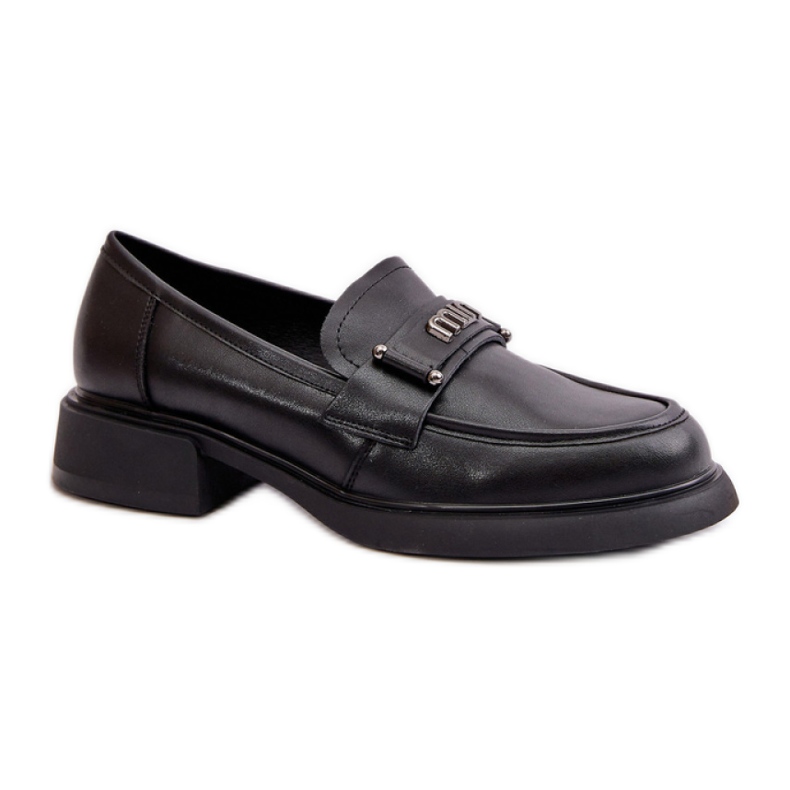 Vinceza Mocasines negros de mujer elegantes