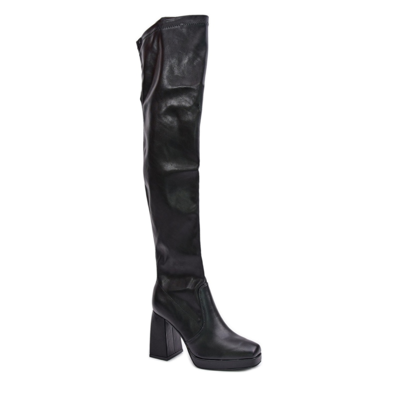 Botas por encima de la rodilla Negro