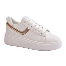 Zapatillas plataforma blanco/dorado Zapatillas plataforma blanco/dorado