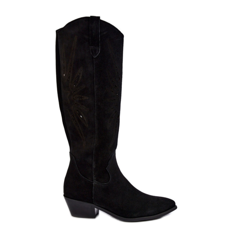 Zazoo Botas superiores caladas negras negro