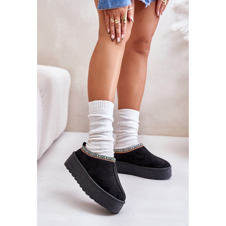 Step in style Pantuflas Modelo Neroma 877-1 Negro - Paso con estilo