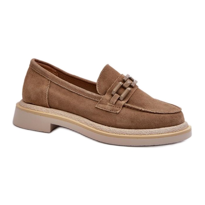 S.Barski Mocasines planos de mujer marrones marrón
