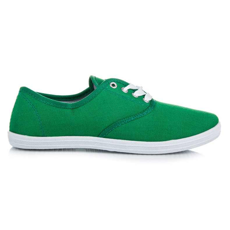 Zapatillas New Age con cordones verde