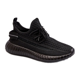 Zapatos Deportivos Sin Cordones Negro