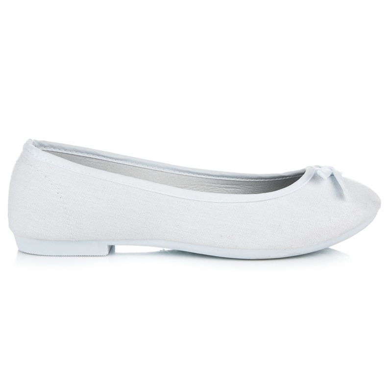 New Age Bailarinas deportivas con lazo blanco