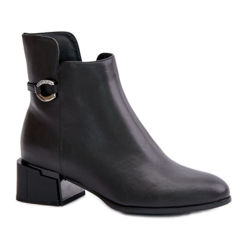 Vinceza Botas aislantes de tacón para mujer Negro