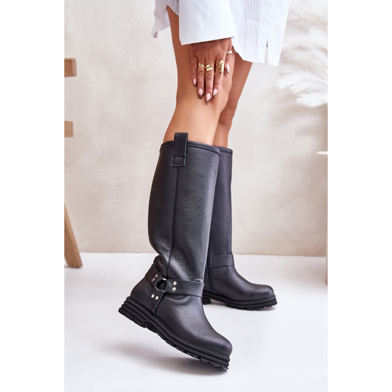 Step in style Botas Modelo Lewski 3615 Piel Negra - Paso con estilo negro
