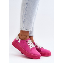 Step in style Zapatillas Modelo Big Star NN276004 Fucsia - Paso con estilo rosado