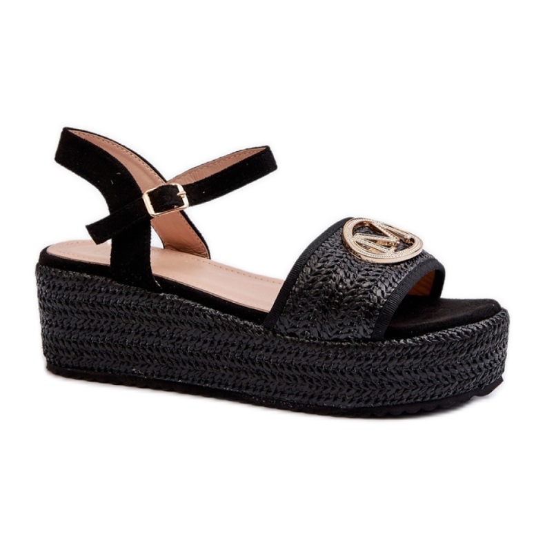 Sandalias plataforma mujer Negro