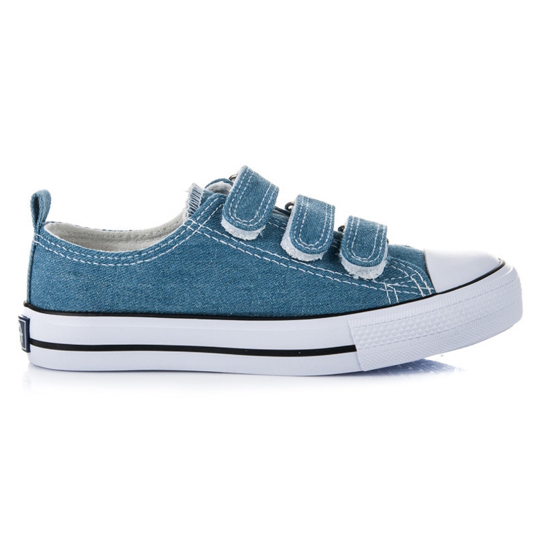 American Club zapatillas vaqueras con velcro azul