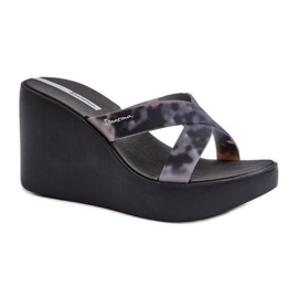 Sandalias cuña mujer Ipanema negro