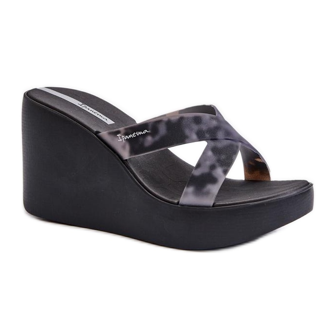 Sandalias cuña mujer Ipanema negro