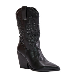 Botas cowboy negras de mujer negro