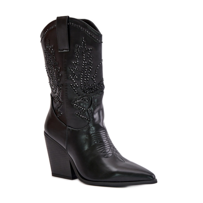 Botas cowboy negras de mujer negro