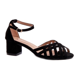 Step in style Sandalias Modelo Monsha JH295P Negro - Pisa con estilo