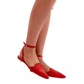 Bailarinas Modelo Ellesara JH265 Rojo - Step in style