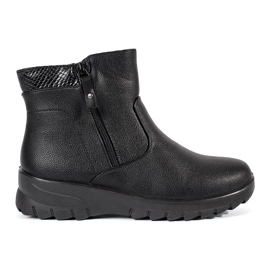 Botines de mujer cómodos y aislantes negros