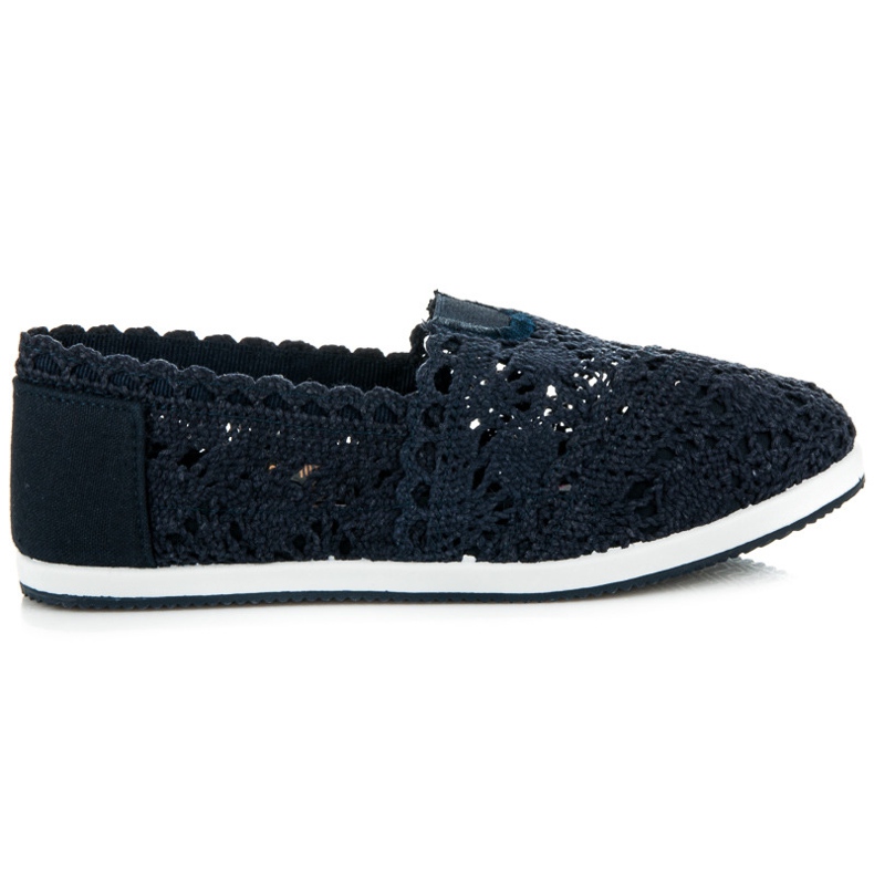 Seastar Slipons de encaje azul marino Seastar Slipons de encaje azul marino