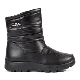 Botas de nieve negras para mujer negro