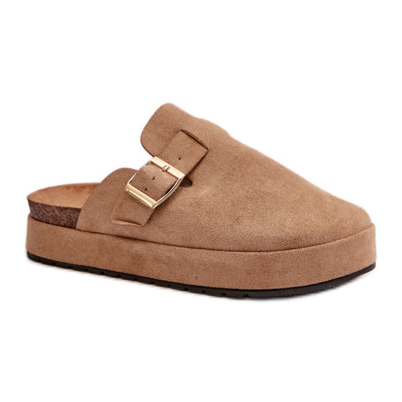 Step in style Pantuflas Modelo Terilain TL8-123 Beige Oscuro - Pisa con estilo