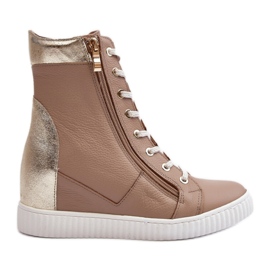 Step in style Zapatillas Modelo Zazoo 3081 Beige - Pisa con estilo