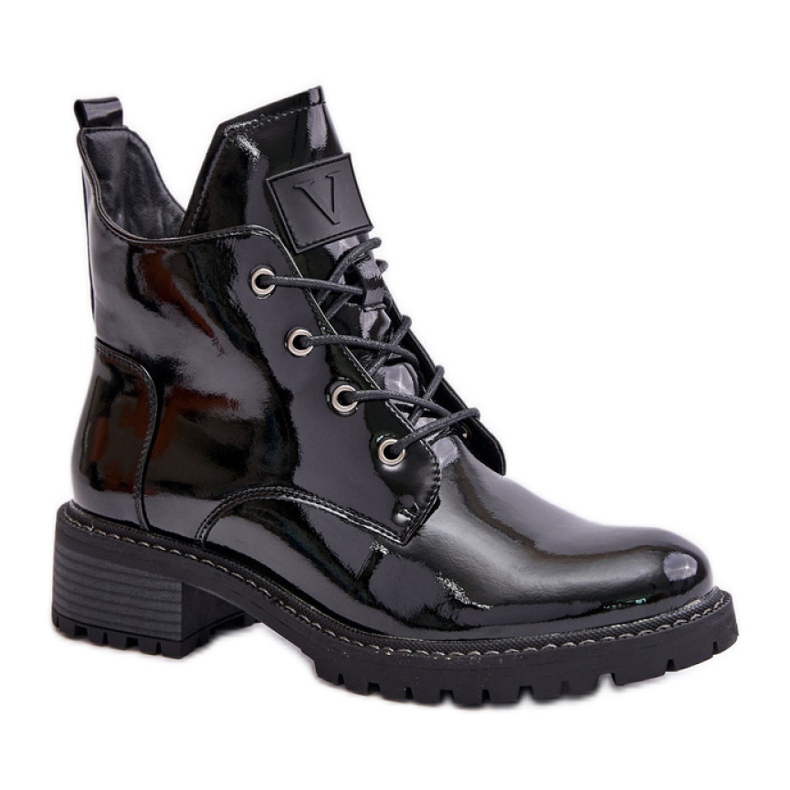 Step in style Botas Modelo Vinceza 58136 Barniz Negro - Paso con estilo
