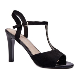 Step in style Sandalias Modelo Sergio Leone SK924 Negro - Pisa con estilo
