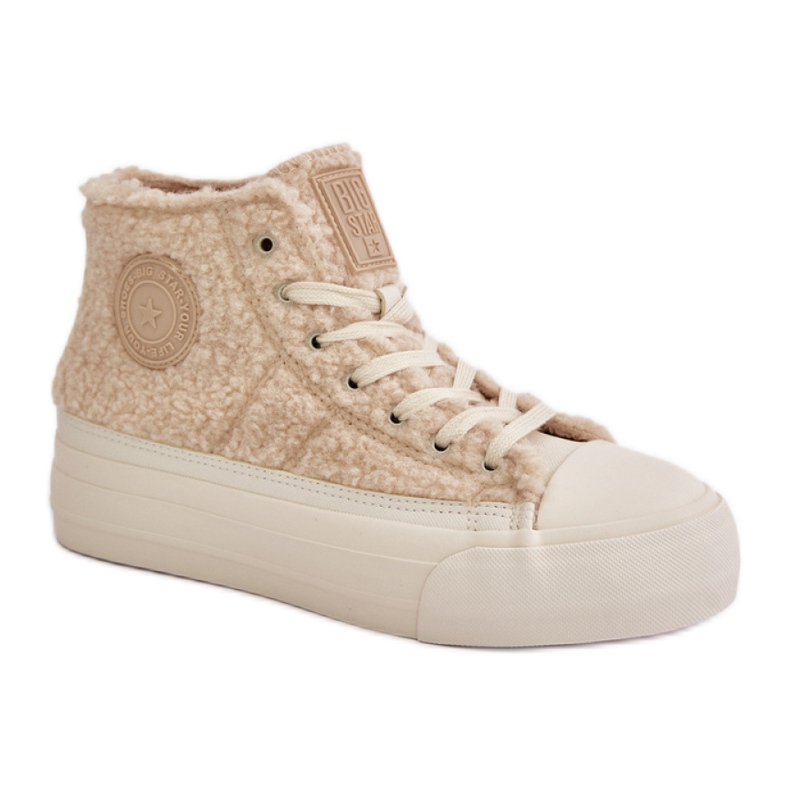 Step in style Zapatillas Modelo Big Star OO274A444 Beige - Pisa con estilo