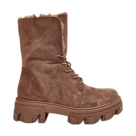Step in style Modelo Workers Frendo DA96P Ante Beige Oscuro - Paso con estilo