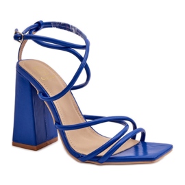 Step in style Sandalias Modelo Josette FY2125-3 Azul - Pisa con estilo