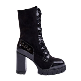 Botas Modelo Khariah UK169P Negro Piel/Ante - Step in style Botas Modelo Khariah UK169P Negro Piel/Ante - Step in style