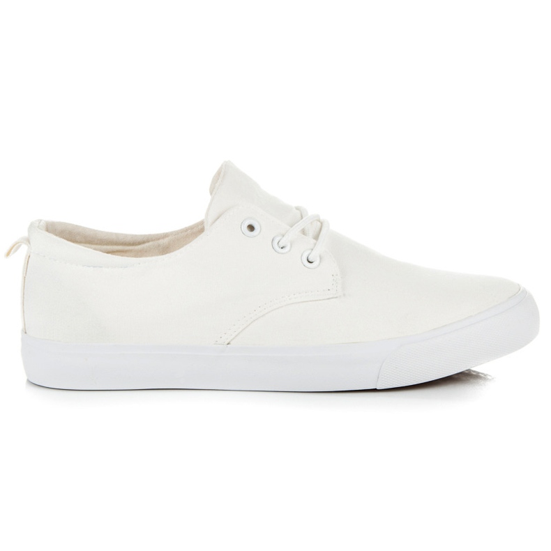L&H Deportivas blancas con cordones blanco L&H Deportivas blancas con cordones blanco