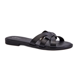 Step in style Sandalia Chanclas Modelo Rosalini 24SD97-7747 Negro - Pisa con estilo