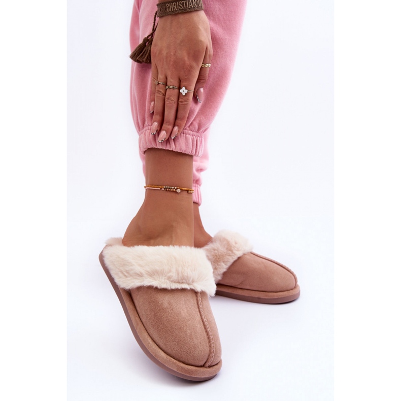 Step in style Pantuflas Modelo Pinky BO-609 Beige - Pisa con estilo