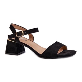 Step in style Sandalias Modelo Leisha LT33-10 Negro - Pisa con estilo