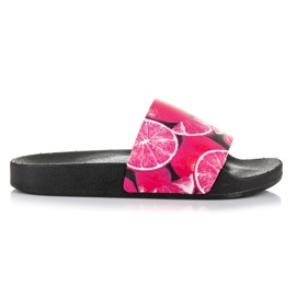 Vices Pantuflas de cítricos rosa