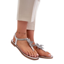 Step in style Sandalias Modelo Edoni WWW502 Plata - Pisa con estilo gris