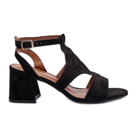 Step in style Sandalias Modelo Eleriva N24-028 Negro - Pisa con estilo