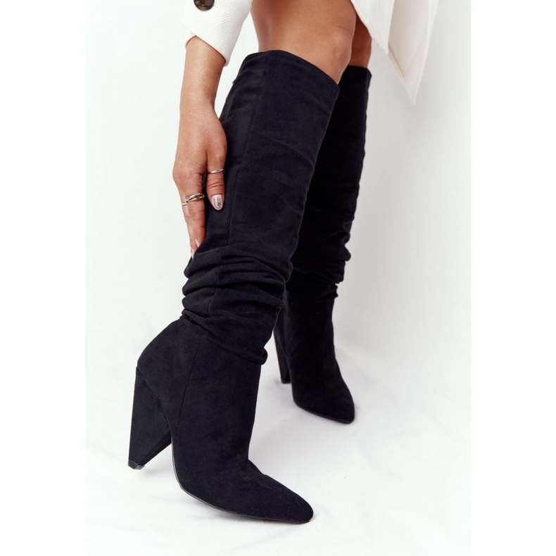 Step in style Botas Modelo Lu Boo XW37355 Gamuza Negra - Paso con estilo negro