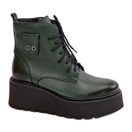 Step in style Botas Modelo Zazoo 60499 Verde Oscuro - Paso con estilo