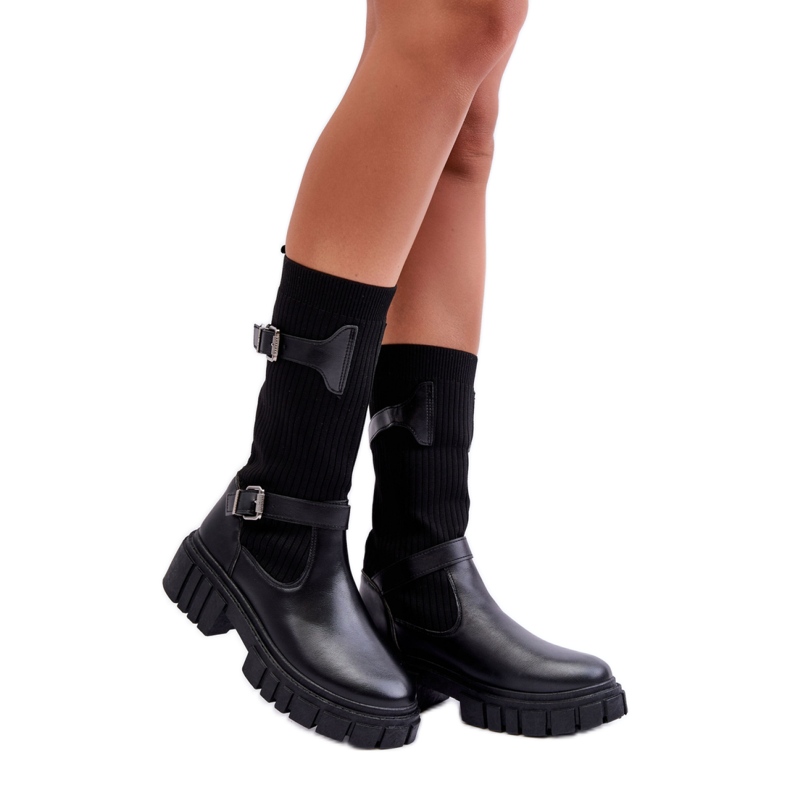 Step in style Botas Modelo Abroze 55-80 Negro - Paso con estilo