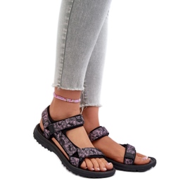 Step in style Sandalias Modelo Lumeria 23SD11-5630 Negro/Rosa - Pisa con estilo rosado