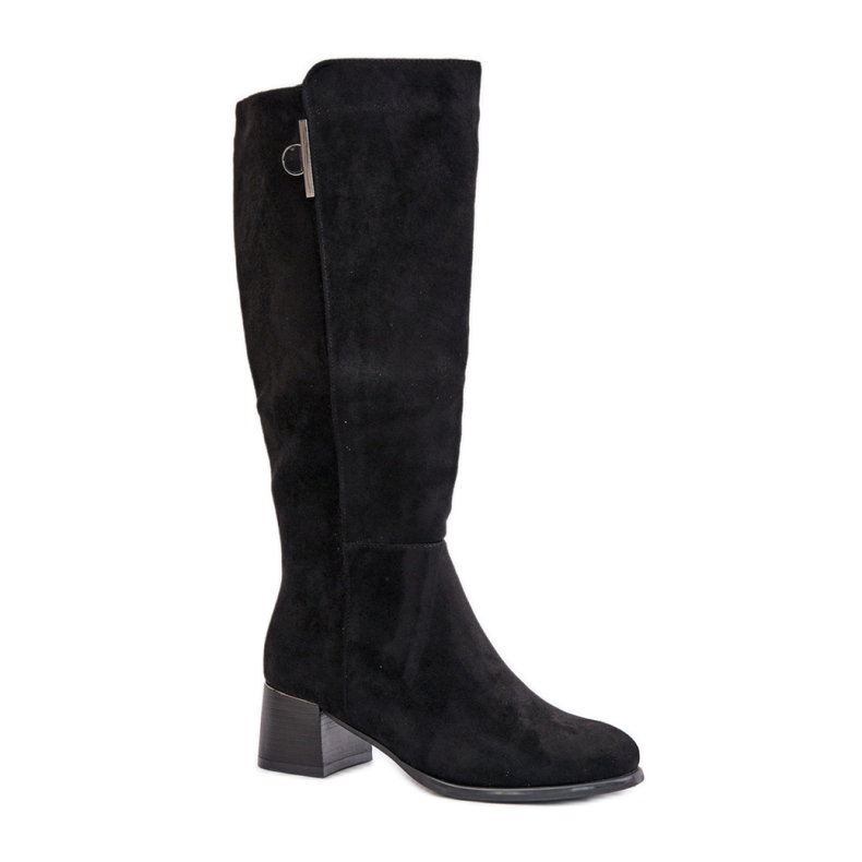 Step in style Botas Modelo Izanae RMR2481-3 Ante Negro - Paso con estilo