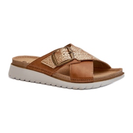 Step in style Sandalia Chanclas Modelo Inblu CN000032 Camel - Pisa con estilo marrón