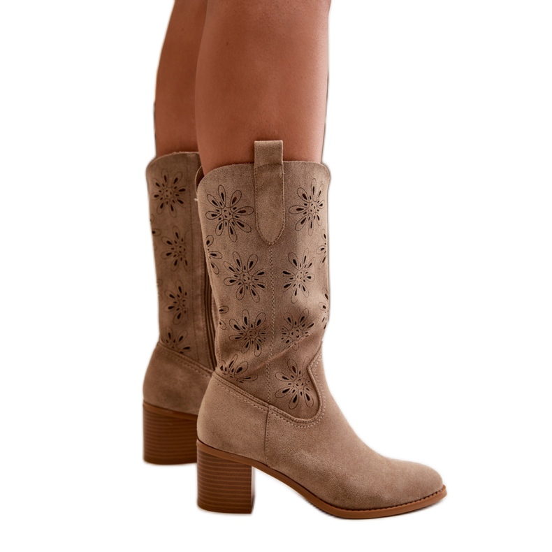 Step in style Botas Modelo Nevilos RMR2337-11 Beige - Pisa con estilo