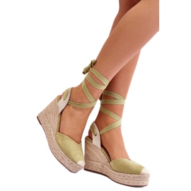 Step in style Sandalias Modelo Lendy QQ-116 Verde - Pisa con estilo