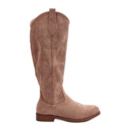 Step in style Modelo S.Barski HY66-132 Botas beige - Paso con estilo